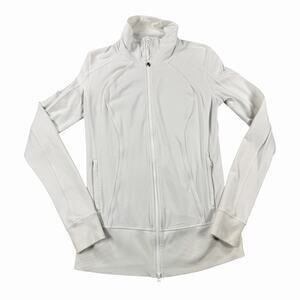 Lululemon Women’s Full Zip Jacket White Athletic Size 6-8 (See Measurements)